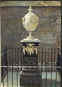 het grafmonument van Herman Boerhaave het grafmonument van Herman Boerhaave