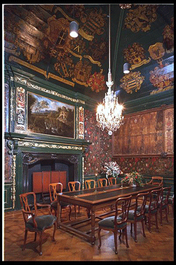 de kerkmeesterskamer, foto Stichting Pieterskerk Leiden. de kerkmeesterskamer, foto Stichting Pieterskerk Leiden.