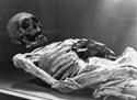 De mummie. Foto: Stichting Pieterskerk Leiden De mummie. Foto: Stichting Pieterskerk Leiden