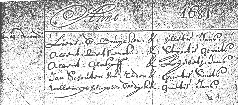 trouwakte Jan Schouten