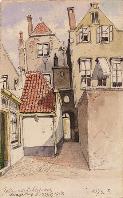 gezicht in de Gekroonde Liefdepoort gezicht in de Gekroonde Liefdepoort